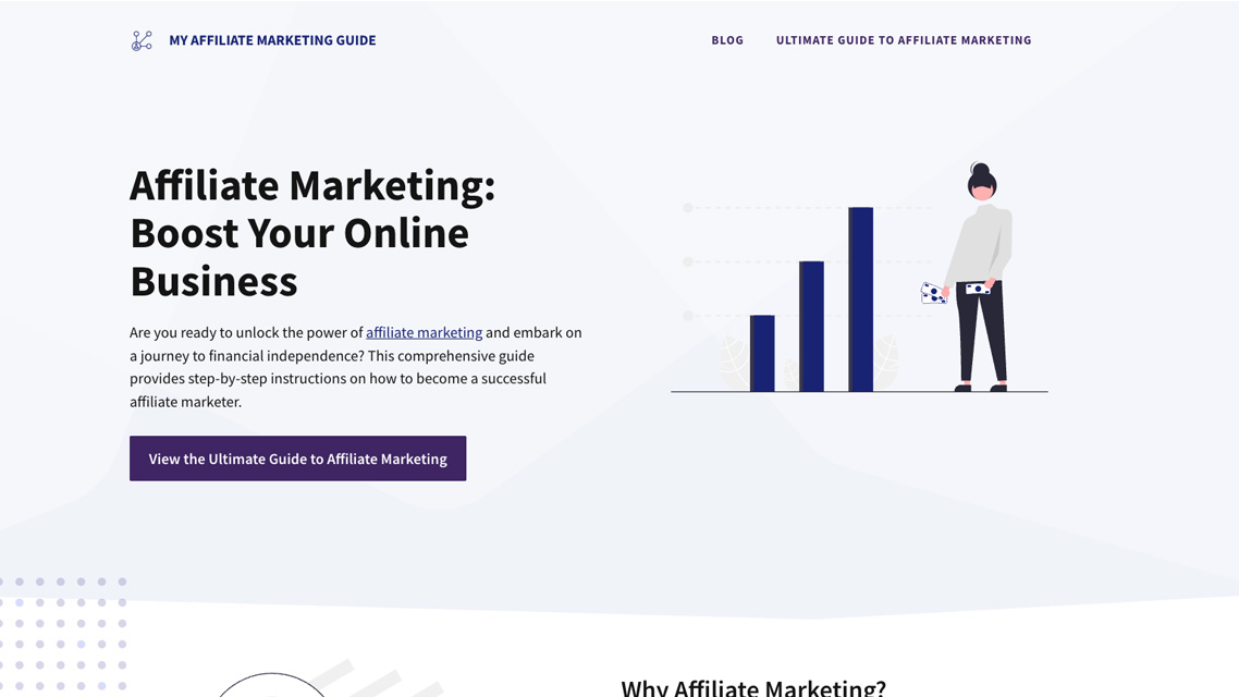 My Affiliate Marketing Guide home page