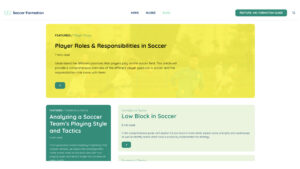 Soccer Formation Blog